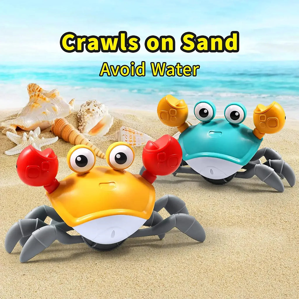Dancing Crab Run Away Toy for Babies Crawling Interactive Escape Crabs kids electronic toys Birthday Christmas Gift No Battery